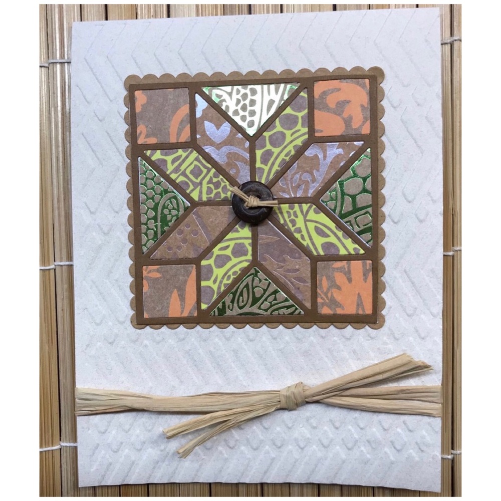 Handmade Floral Blank Greeting Card